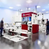 ai 0586 with blue walls, signage & lasers, people, blur v4